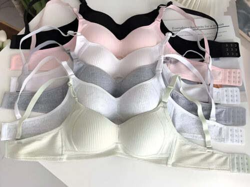 Sét 1 hoặc 3 áo Lót - áo Ngực Nữ Sinh Không Gọng Đệm Mỏng Cotton Mềm Mại Form ôm Ngực (A1)